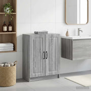 Mobiletto da Bagno UTRECHT Sonoma grigio 59,5 x 31 x 77 cm 897721