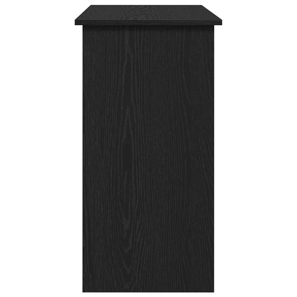 Scrivania | Tavolo da Ufficio Nera 80x40x75 cm in Legno Multistrato