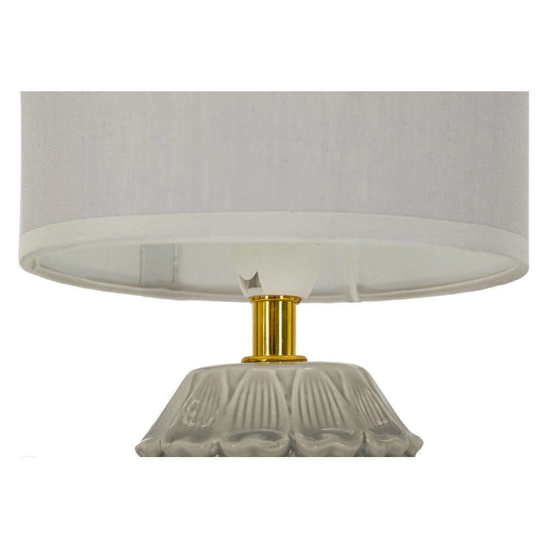 Lampadelle A Da Comodino Pigny Grigia cm ø 15x30,5