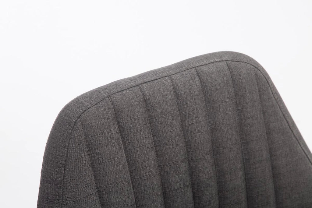 Poltroncina Florian in tessuto grigio scuro,bianco