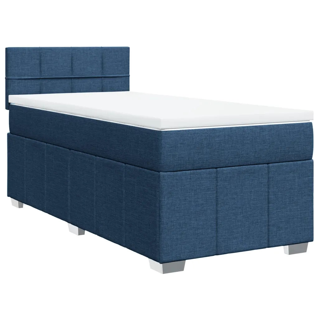 Giroletto a Molle con Materasso Blu 80x200 cm inTessuto 3289201
