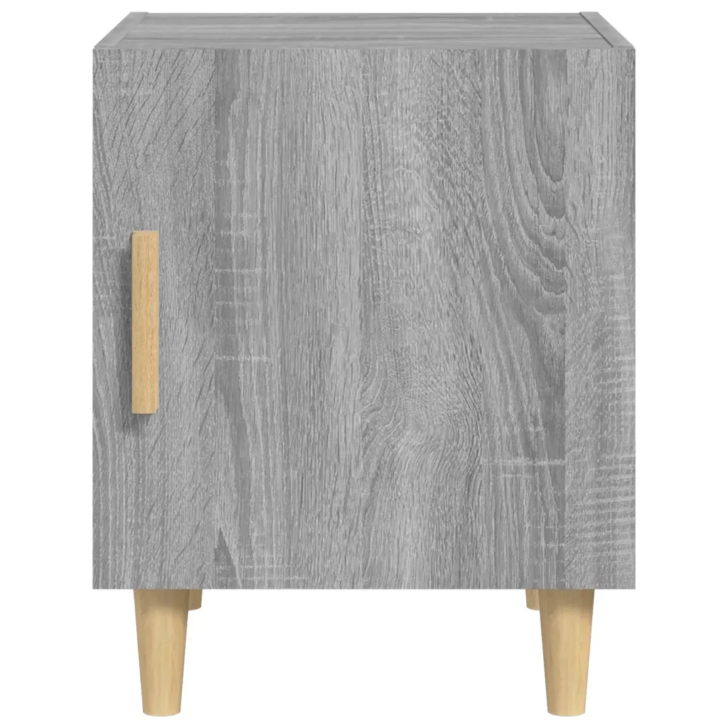 Comodini 2 pz Grigio Sonoma in Legno Multistrato 817312