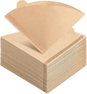 Filtro per caffè a forma di V, 300 pezzi, dimensione 1, carta per filtro a forma di cono, accessori per caffè per filtro e caffettiera per 1-2 tazze.
