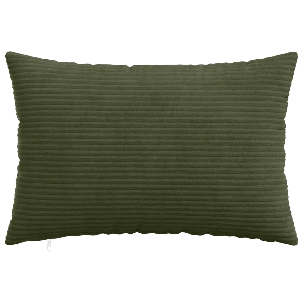 Federa 6 pcs HEERLEN Verde 50 x 70 cm corduroy 911334