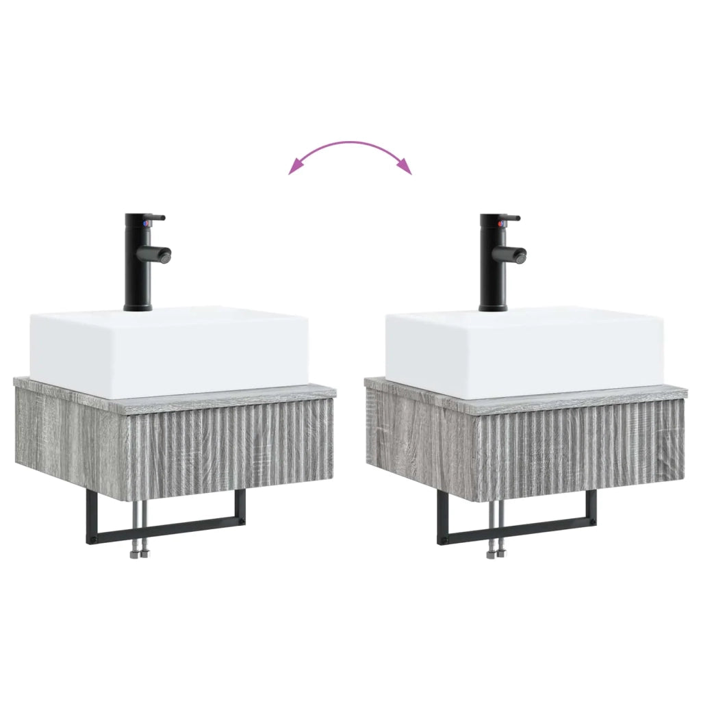 Lavabo da Parete Sonoma grigio 40 x 41 x 39 cm CFW8282922