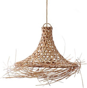 Lampada a Sospensione in Rattan - Stile di Costa - Crea Vibes - 40cm x 40cm x 30cm
