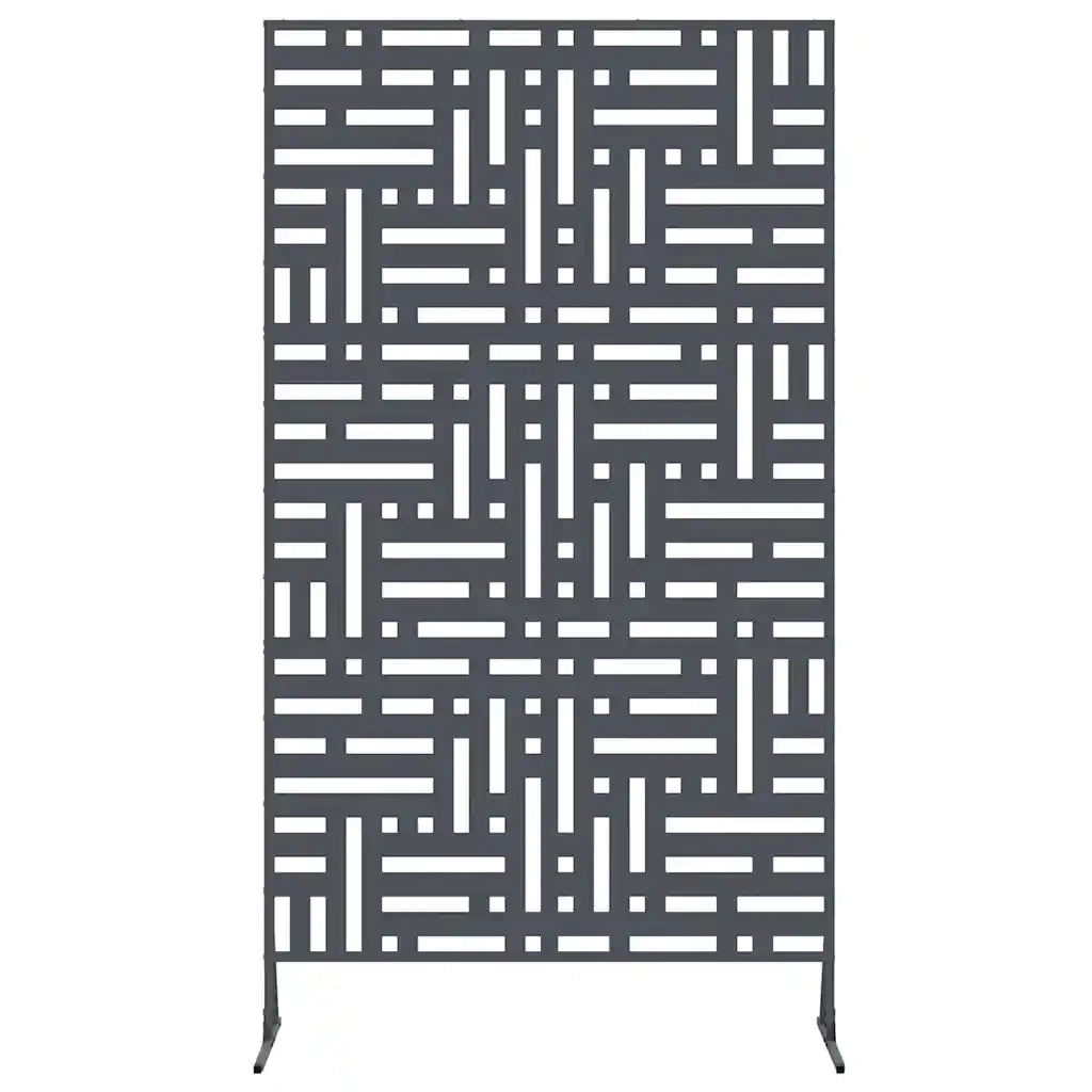 Schermo per Privacy Antracite 100 x 50 x 180 cm Acciaio CFW3287427