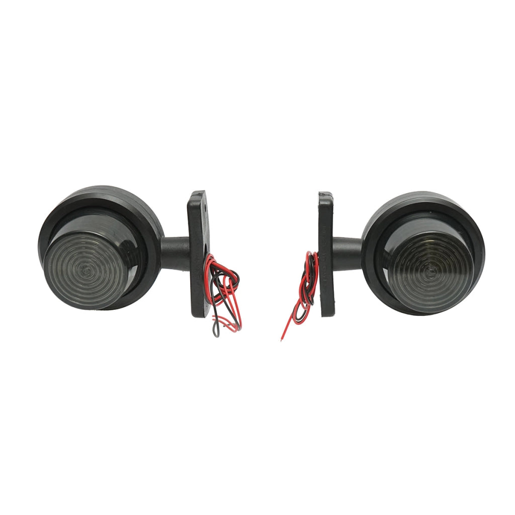 Lampada laterale  con LED, 12-24V, rosso-gialla, FR0117 Breckner Germany.