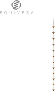 Regenketting per Esterno - Effetto Pioggia - Catena in Acciaio Inox - Raccoglitore di Acqua - Decorazione per Balcone