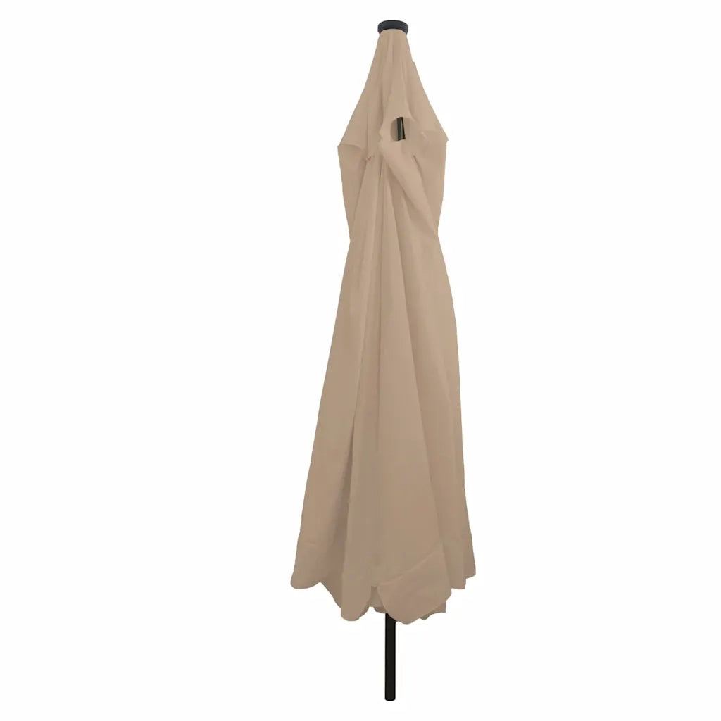 Ombrello da giardino Talpa 395 x 395 x 245 cm Poliestere 42003647