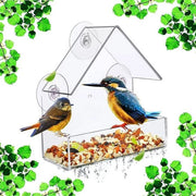 Stazione alimentare per uccelli, casa per uccelli da esterno, stazione alimentare con viti robuste per uccelli selvatici, cardinale, uccello blu