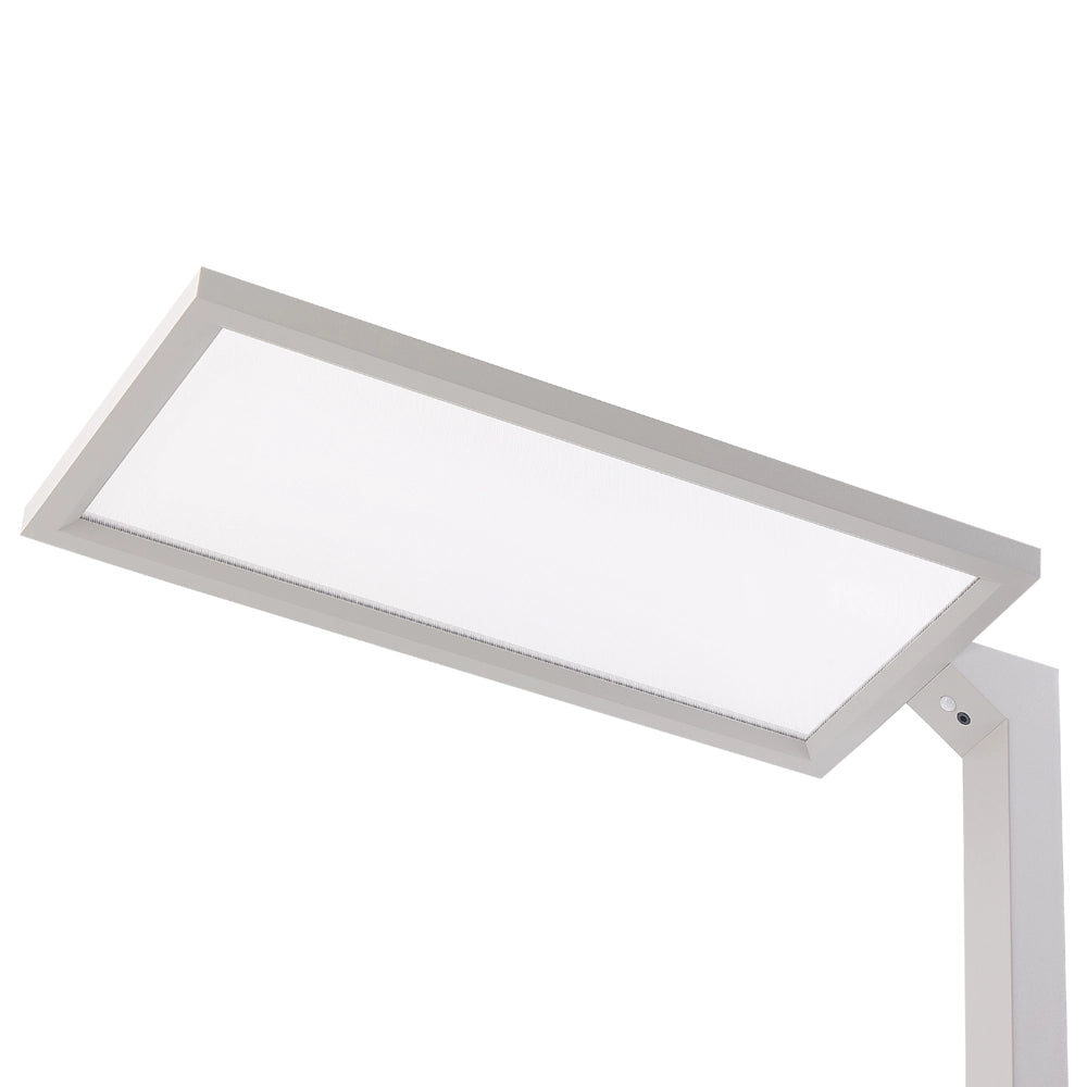 Lampada LED da terra in alluminio argento altezza 196 cm Interruttore a sfioramento Dimmerabile Sensore Illuminazione moderna Home Office
