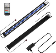 LED acquario 45W con timer decorazione per pesci d'acquario RGB acqua-tight, 120-150CM, Incl. telecomando