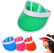 Cappello da Sole Universale - 4 Pezzi - Adattabile - Sostenibile - Leggero - Bordo Ampio - Adatto per Attività All'Aperto