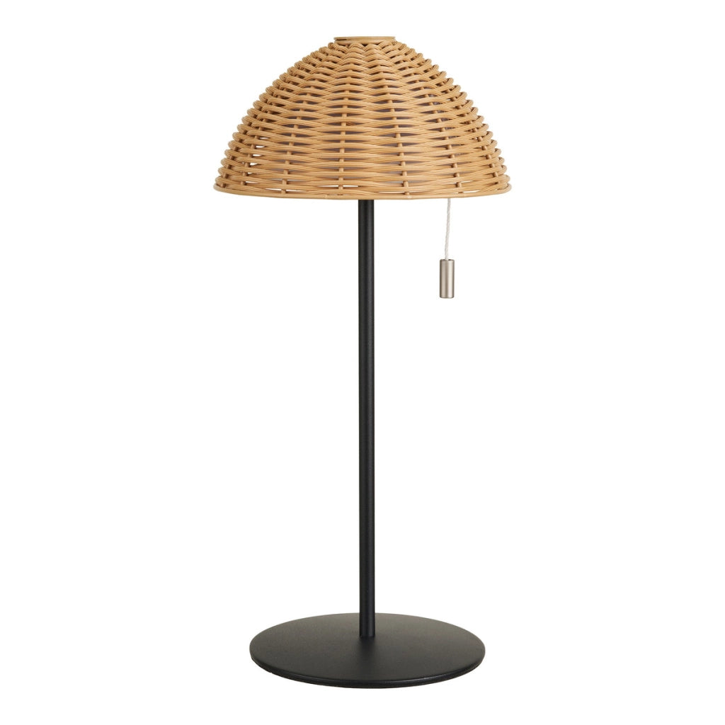 Lampada da Tavolo Wigan, Marrone, Metallo, 15x15x32 cm