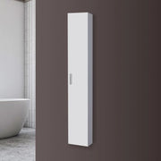 Pensile bagno sospeso 150 cm bianco con anta reversibile Desya