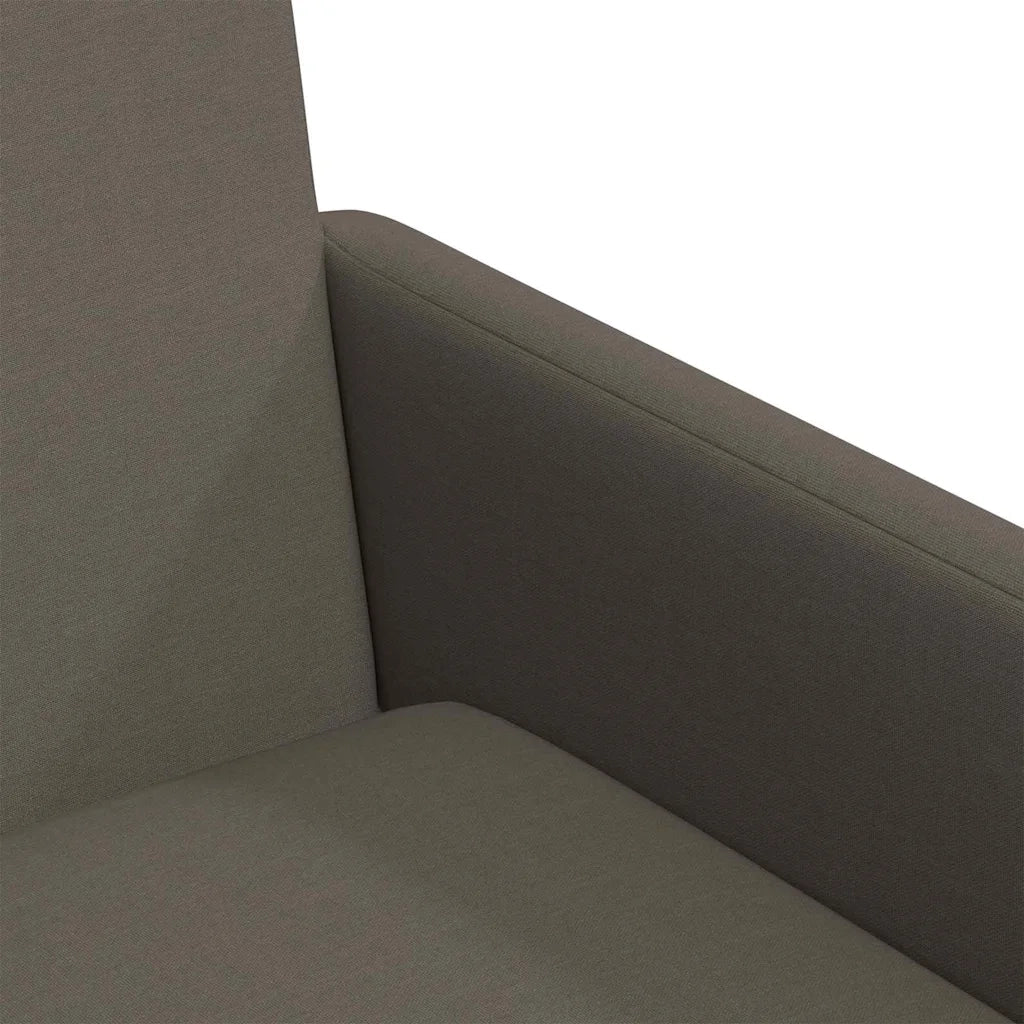 Sedie da pranzo 2 pcs Grigio chiaro 57 x 67 x 95 cm Tela