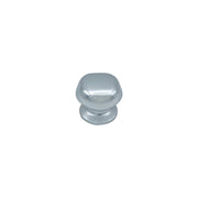 Pomolo fisso per porta SAGUATTI 172/60AB in alluminio argento lucido