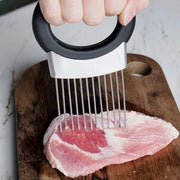 Snidatrice Professionale - Trasformatrice Verdura - Affettatrice Patate - Conserviera Cipolle - Manico Antiscivolo - Acciaio Inox - Affettatrice Cipolle