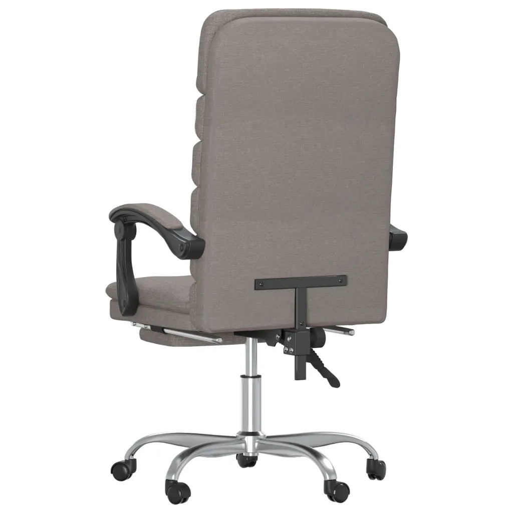 Sedia da Ufficio Massaggio Reclinabile Tortora in Tessuto cod mxl 26535