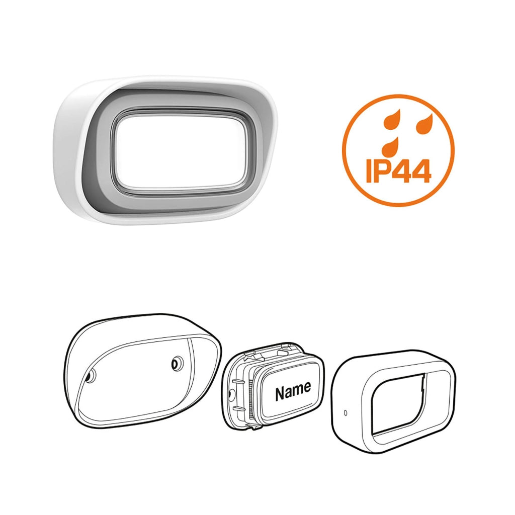 Campanello senza fili con portata di 200m e 6 suonerie - Extel diBi Flash Soft Blue