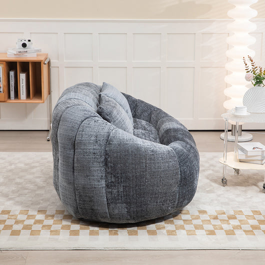 Pouf - Xylo - Chenile grigio interno/esterno