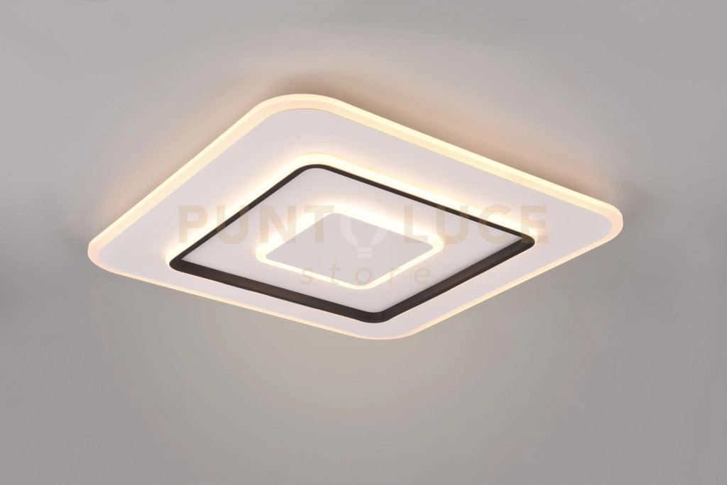 JORA PLAFONIERA LED  55W 6400lm, 2700 - 6000K QUADRATA CON TELECOMANDO MULTIFUNZIONE 60CM X 60CM DIMMERABILE