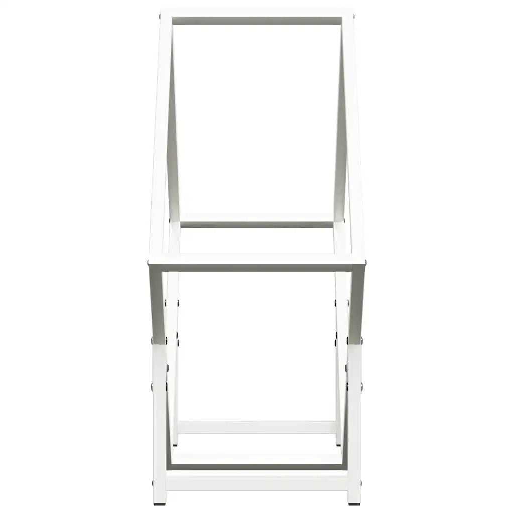 Rastrelliera per Legna da Ardere Bianca 60x25x60 cm CFW4725957