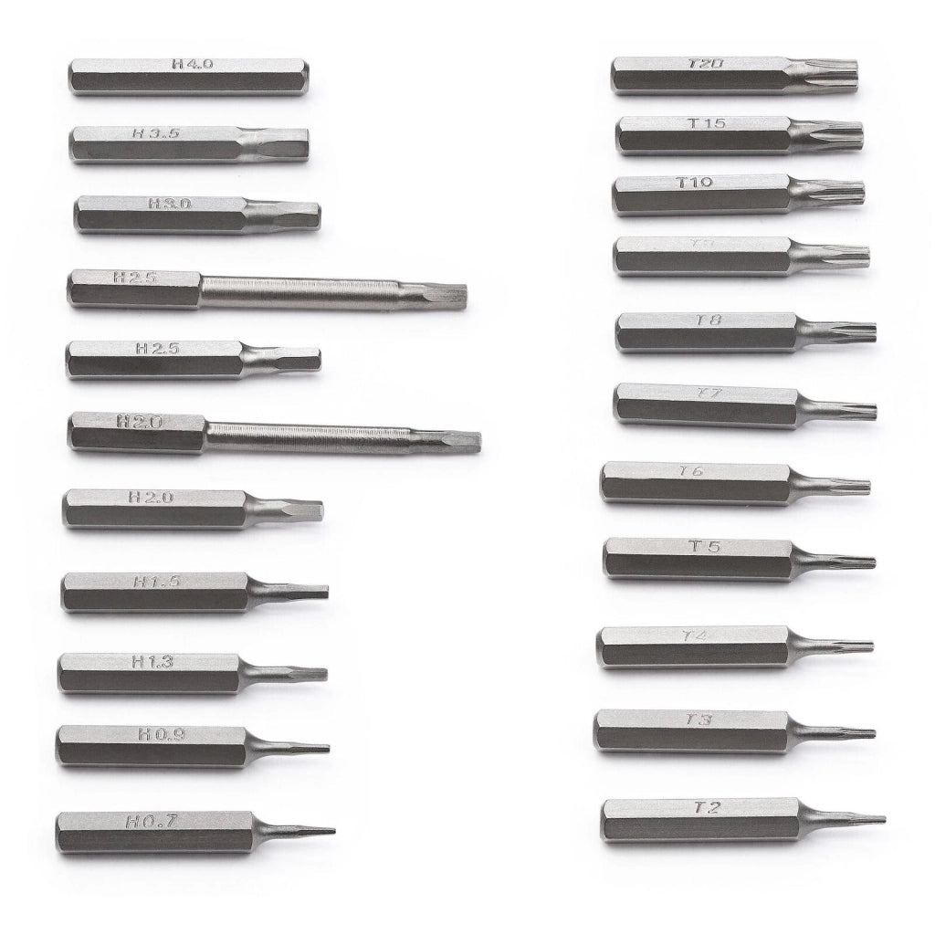 StarTech.com Set di cacciaviti elettrici di precisione 55 punte - Kit di cacciaviti a batteria portatile/mini per riparazioni di elettronica - magnetico - senza filo (CTK20PCEDRIVE)