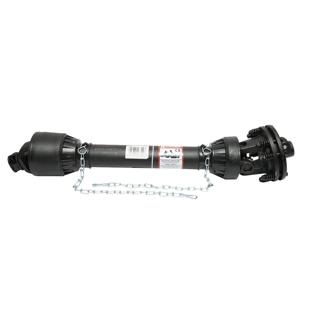 Albero cardanico Cardano 1000 mm S7 T7 con frizione 2 dischi croce 30,2x106,5 (tubo stella) 1 3/8 Z=6