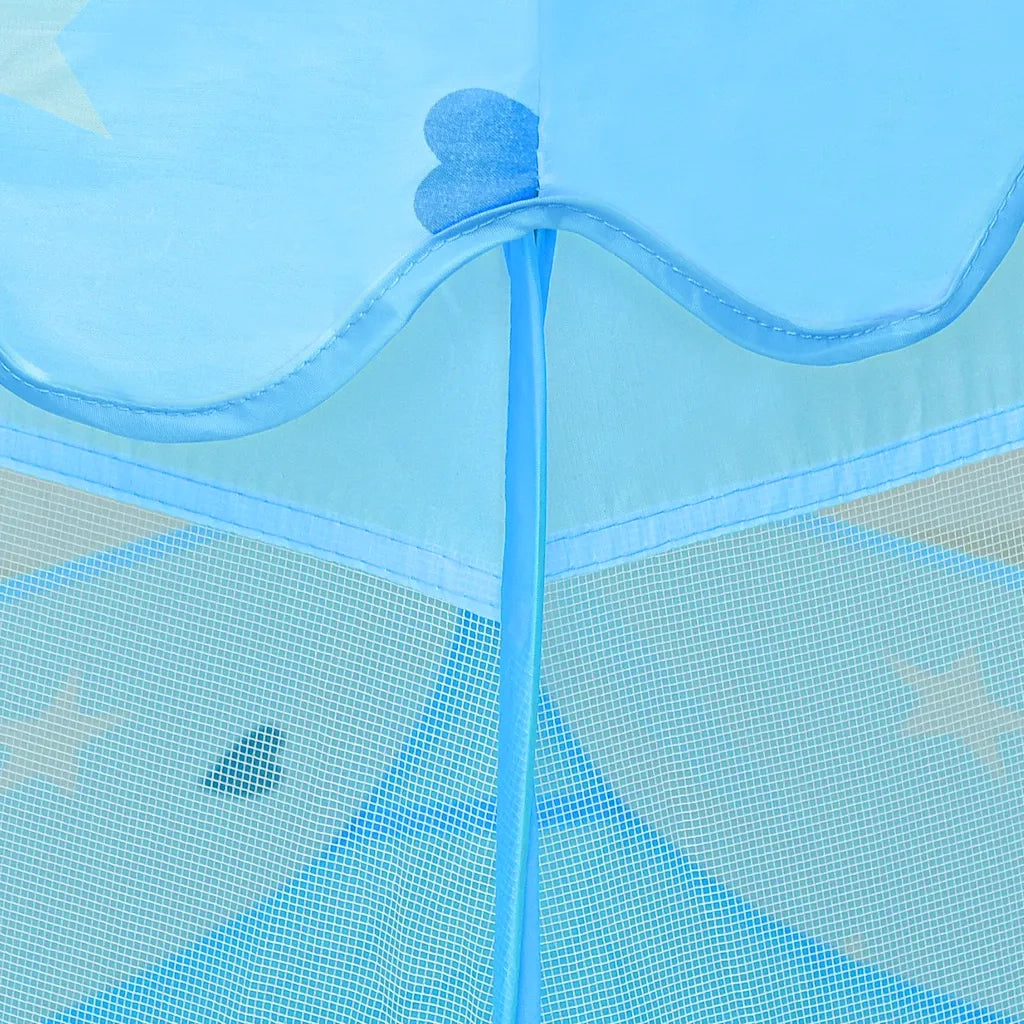 Tenda da Gioco per Bambini-Tenda Giocattolo Blu con 250 Palline 102x102x82 cm 602704