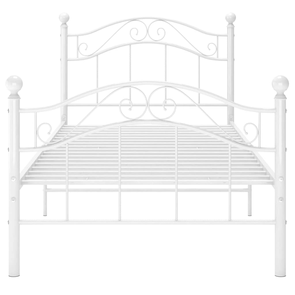 Giroletto Bianco in Metallo 90x200 cmcod mxl 80459