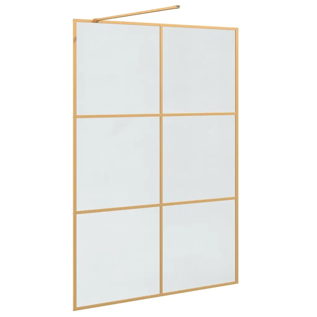 Parete Doccia Walk-in Oro 140 x 195 cm vetro temperato