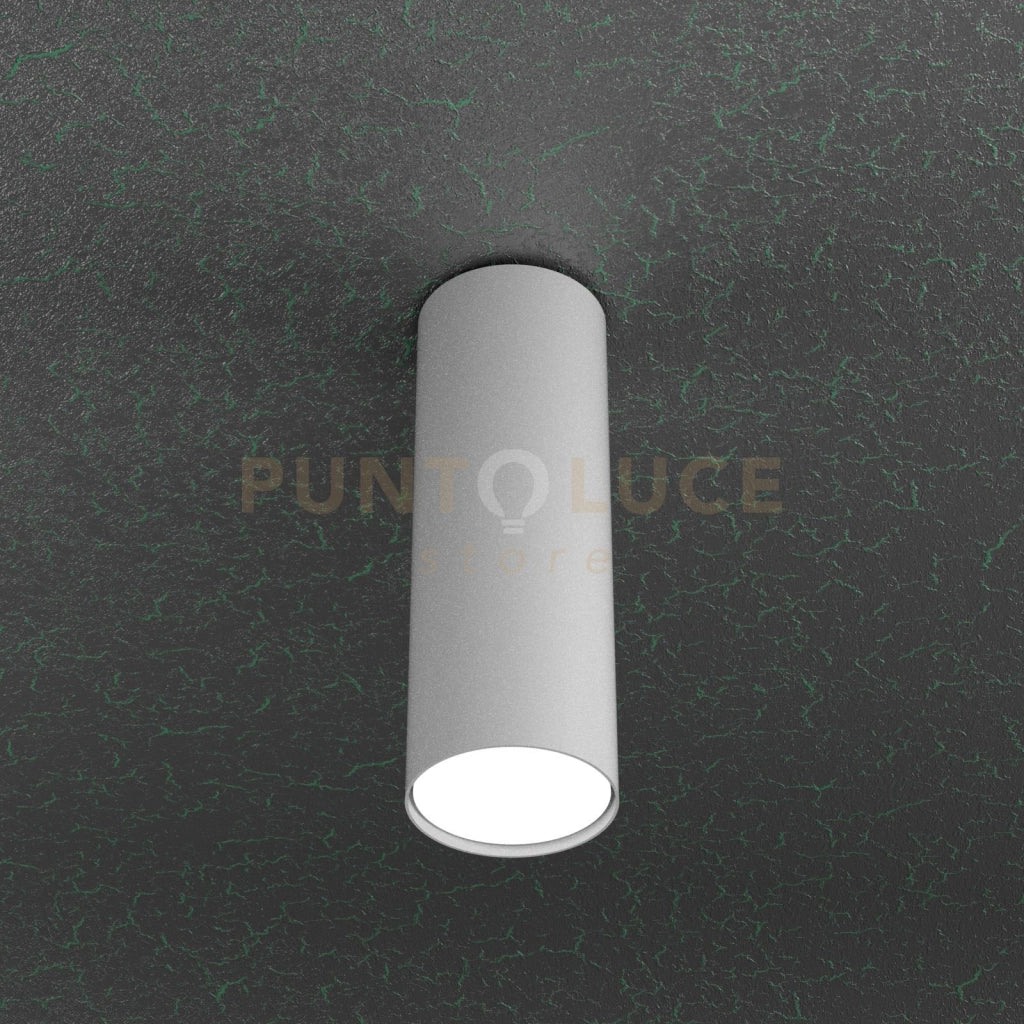 CLOUD PLAFONIERA TUBO H.25 1 LUCE GRIGIO 1128-PL25-GR