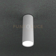 CLOUD PLAFONIERA TUBO H.25 1 LUCE GRIGIO 1128-PL25-GR