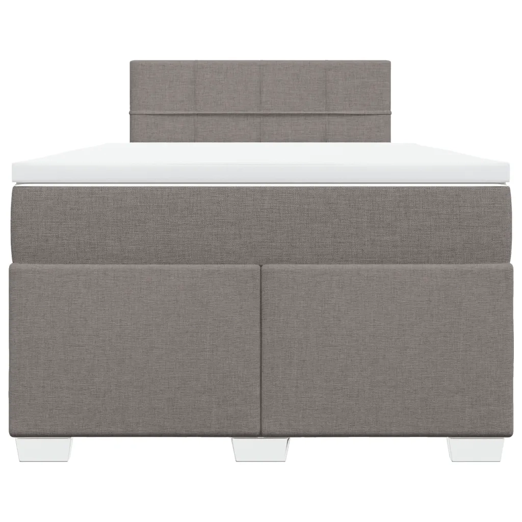 Giroletto a Molle con Materasso Tortora 120x200 cm in Tessuto 3288159