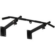 Sbarra per trazioni a muro o soffitto ¨C Xylo ¨C capacit¨¤ 150 kg, acciaio nero, impugnature antiscivolo