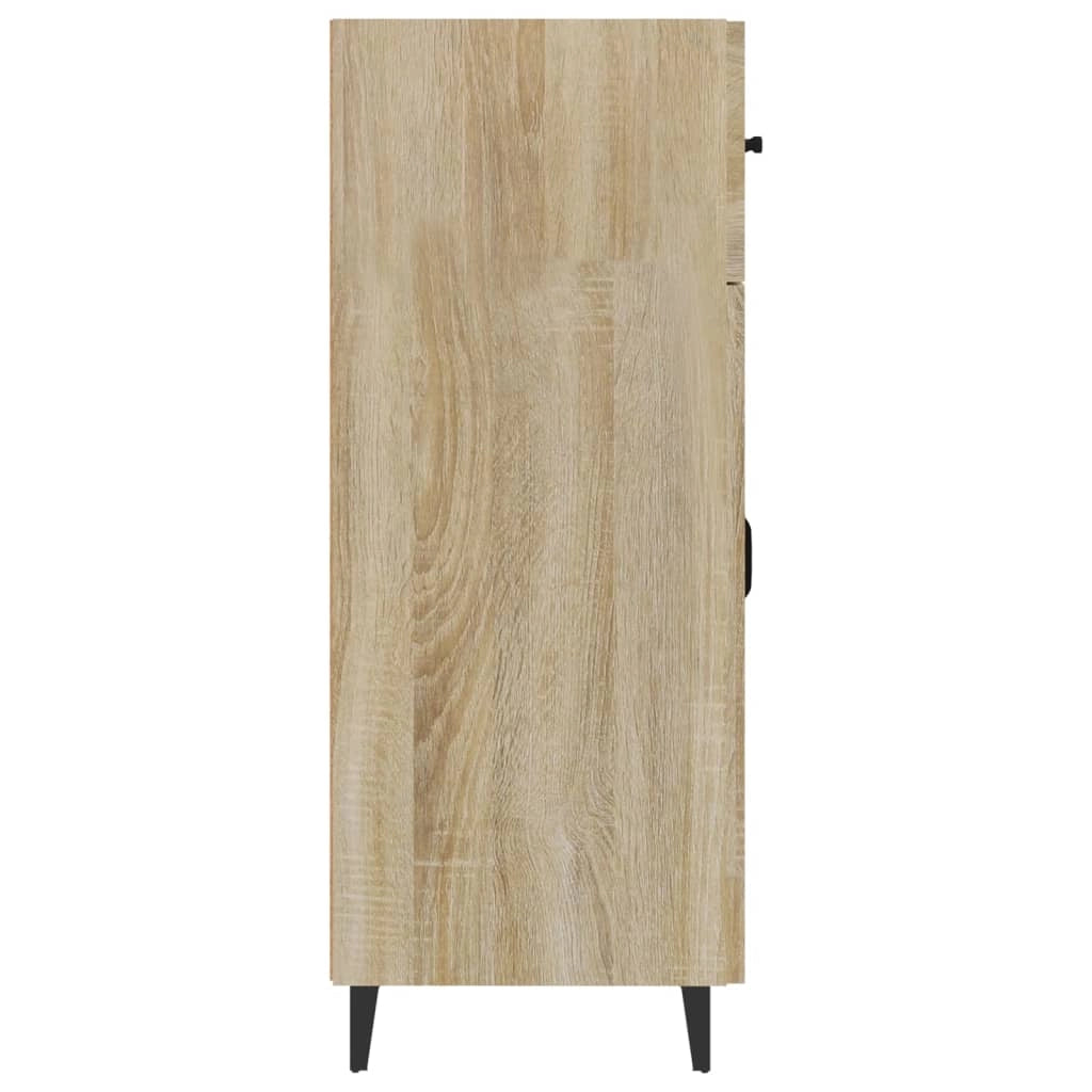 Buffet credenza cassettiera armadio mobile contenitore organizer cucina soggiorno rovere Sonoma 69,5 x 34 x 90 cm legno ingegnerizzato marrone 02_0031657