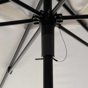 Ombrellone da Giardino Ø2,7 m in Alluminio William Ecru'