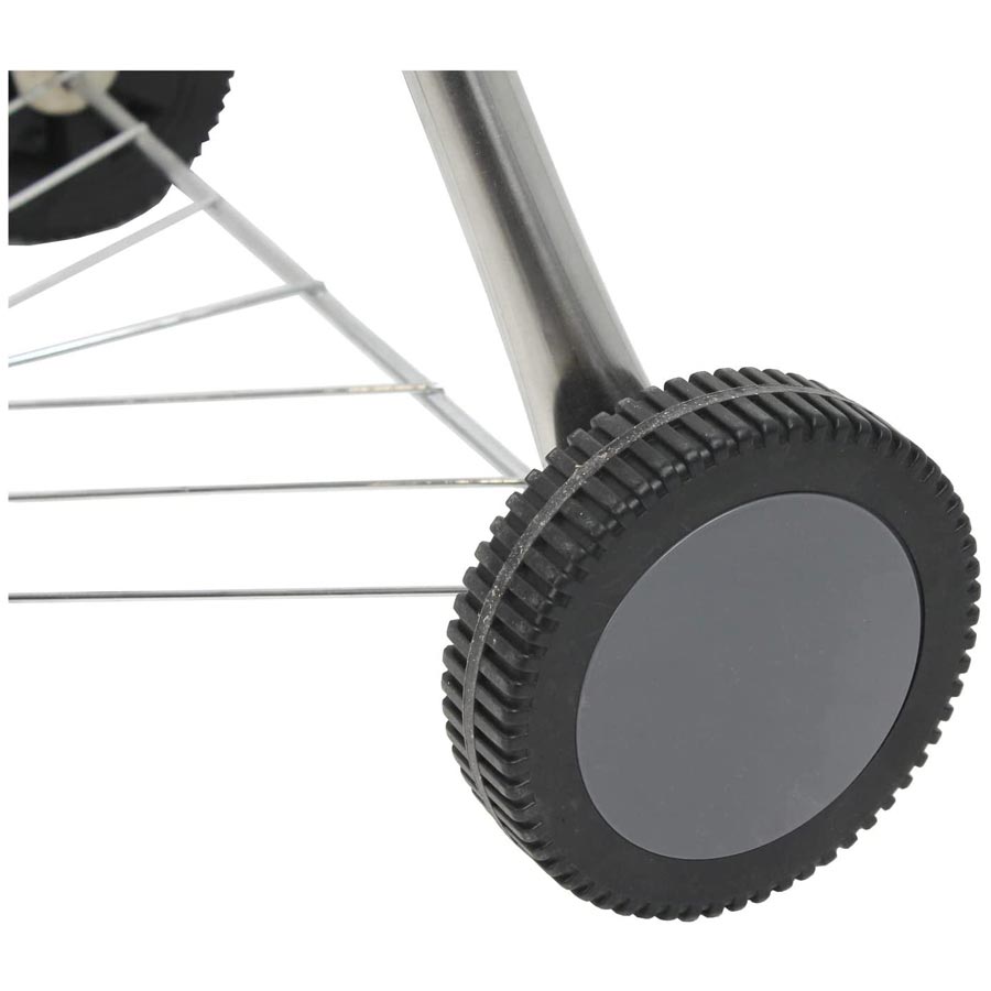 Barbecue a Carbone Carbonella Ø57 cm con Ruote Ketty Nero