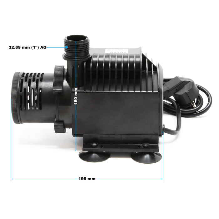 Pompa per stagni e ruscelli fino a 4.000 l/h 65W Skimmer