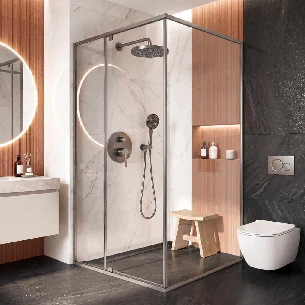 Set Doccia Da Incasso Rea Grace Titan + Box