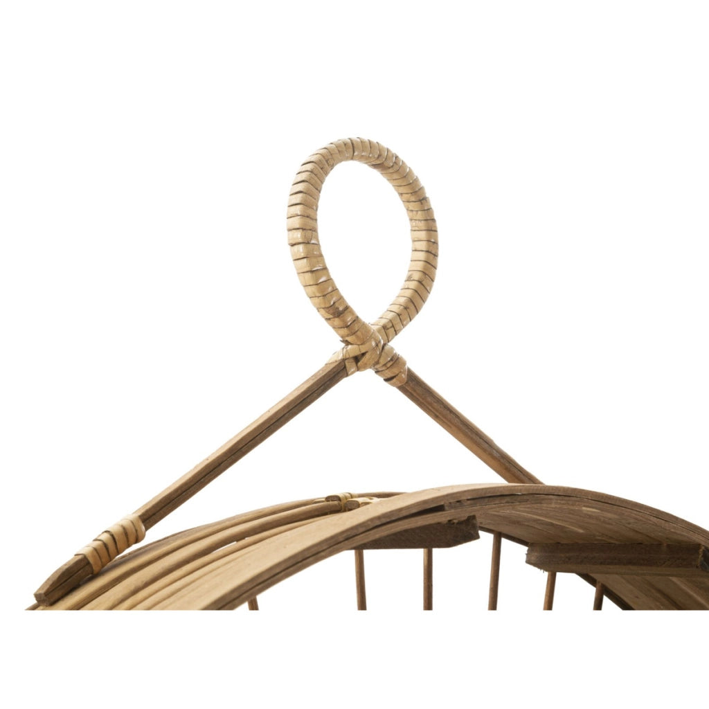 Bacheca Fuji in rattan naturale da parete — 60,5x10,5x76 cm