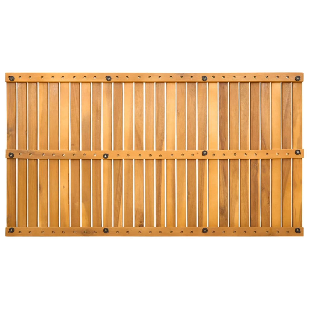 Tappeto da bagno Tinta unita Marrone 100 x 55 cm legno