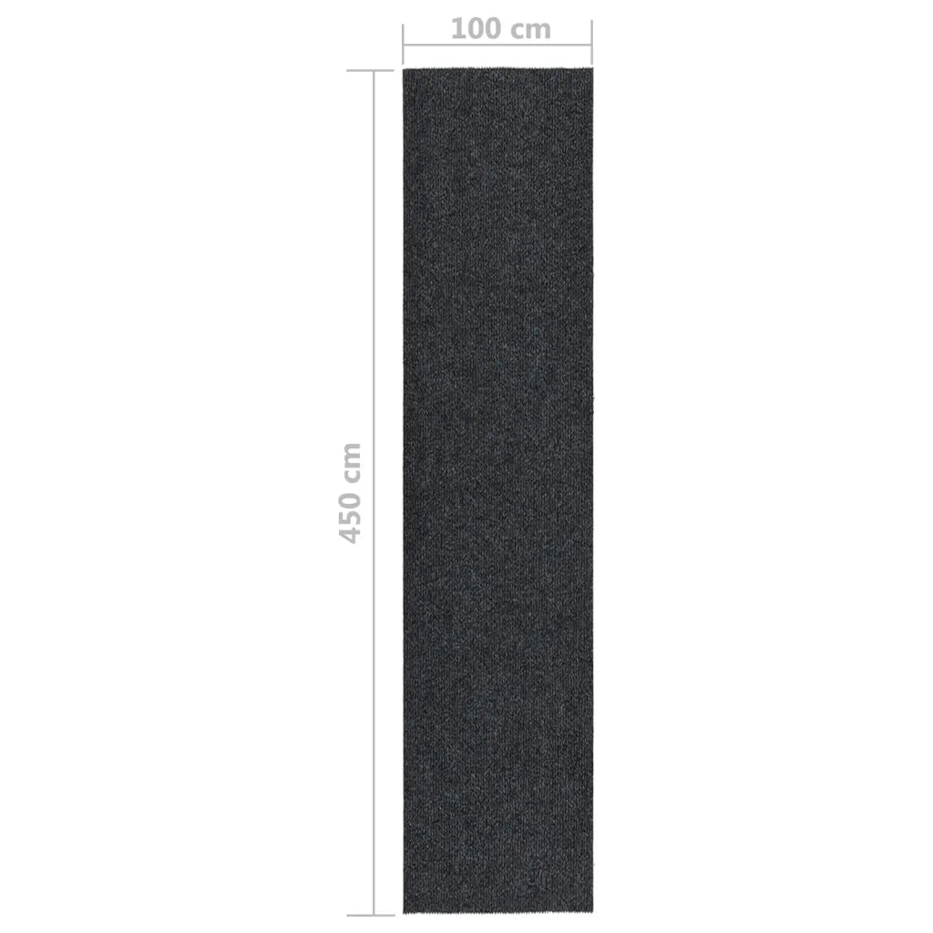 Tappeto Corsia Acchiappa Polvere 100x450 cm Antracite 327172