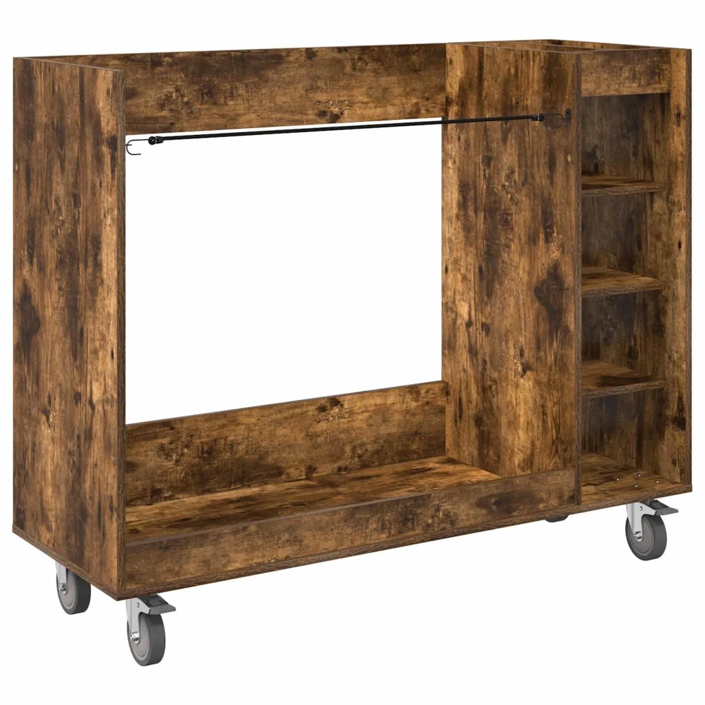 Armadio per Golf con ruota Rovere fum¨¦ 120 x 45 x 98 cm CFW8275530