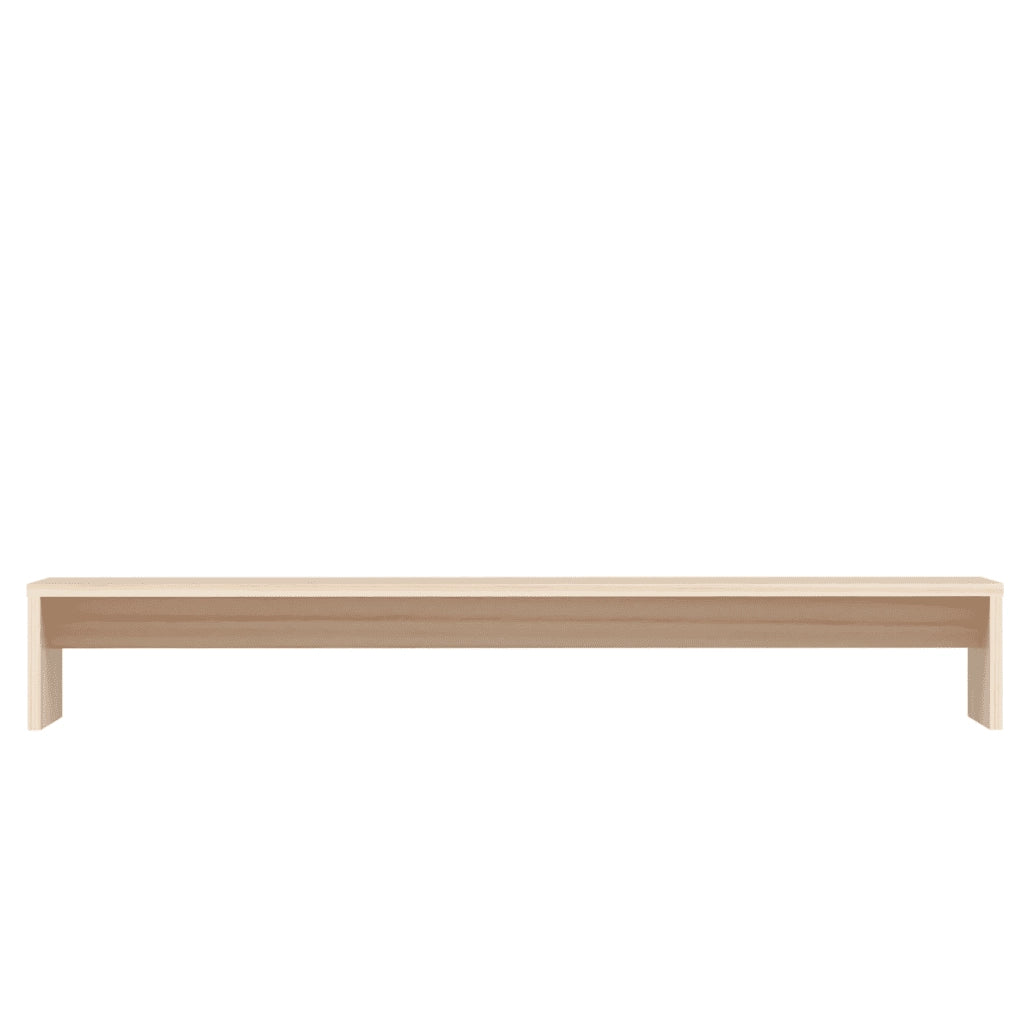 Supporto per Monitor 100x27x15 cm in Legno Massello di Pino 813929