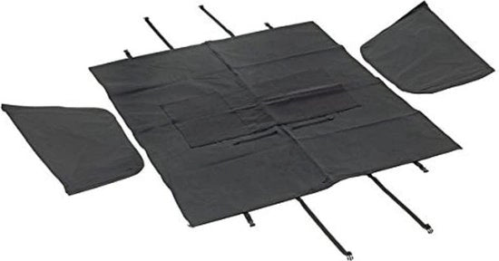 Guardaroba per Auto - Pannellamento Posteriore - Universale - 135 x 148 cm - Nero