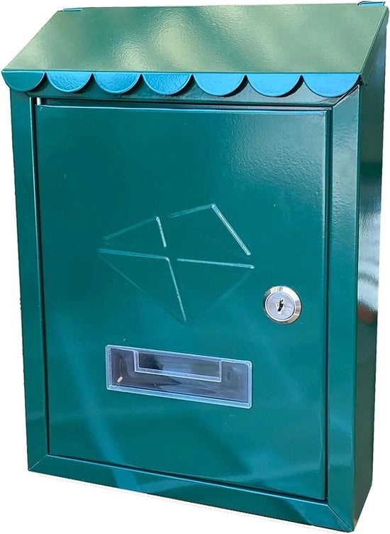 Scatola postale model IRON - verde - dimensioni 300 x 210 x 70 mm