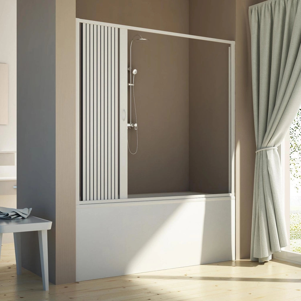 Porta Doccia Sopravasca 150 CM H150 PVC mod. Delfi Laterale